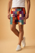 Dariusz | Stylish Men's Patchwork Shorts for Summer Comfort